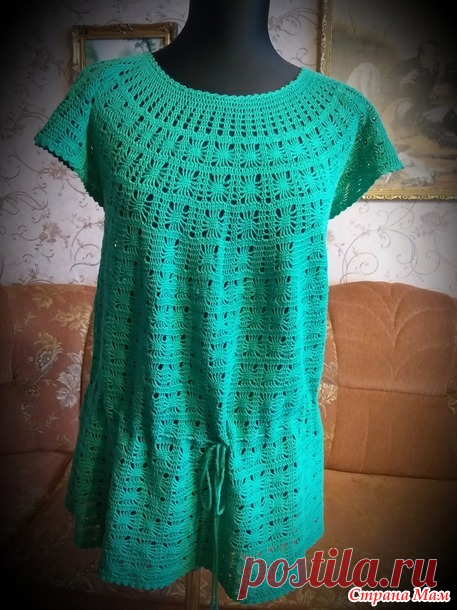 . Туника крючком - Вязание - Страна Мам