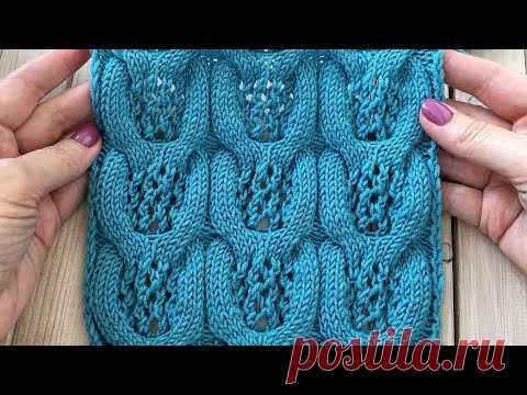 Ажурные жгуты Шикарный узор для кардигана или свитера