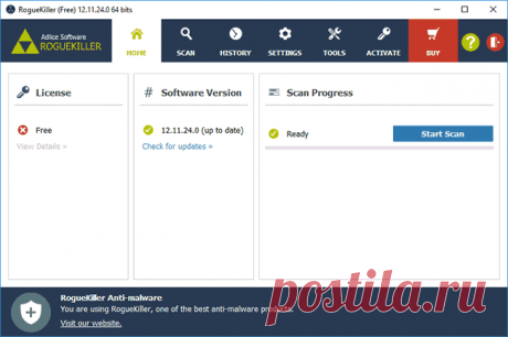 Удаление вредоносных программ в RogueKiller | remontka.pro