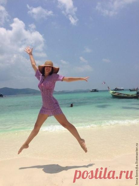 Купить Туника &quot;Летняя&quot; - туника, туника вязаная, туника крючком, туника летняя, туника пляжная