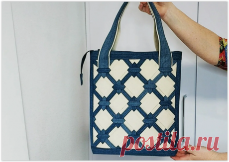 Сшила себе сумку из старых джинсов, а теперь знакомая просит ее продать (делюсь мастер-классом)