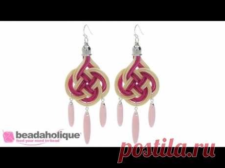 How to Make Chandelier Earrings with Chinese Knotting Cord