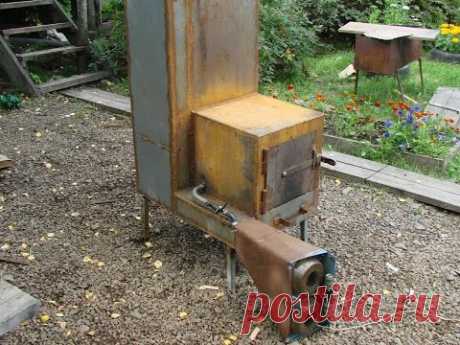 Супер буржуйка для гаража. Super burning stove for the garage.