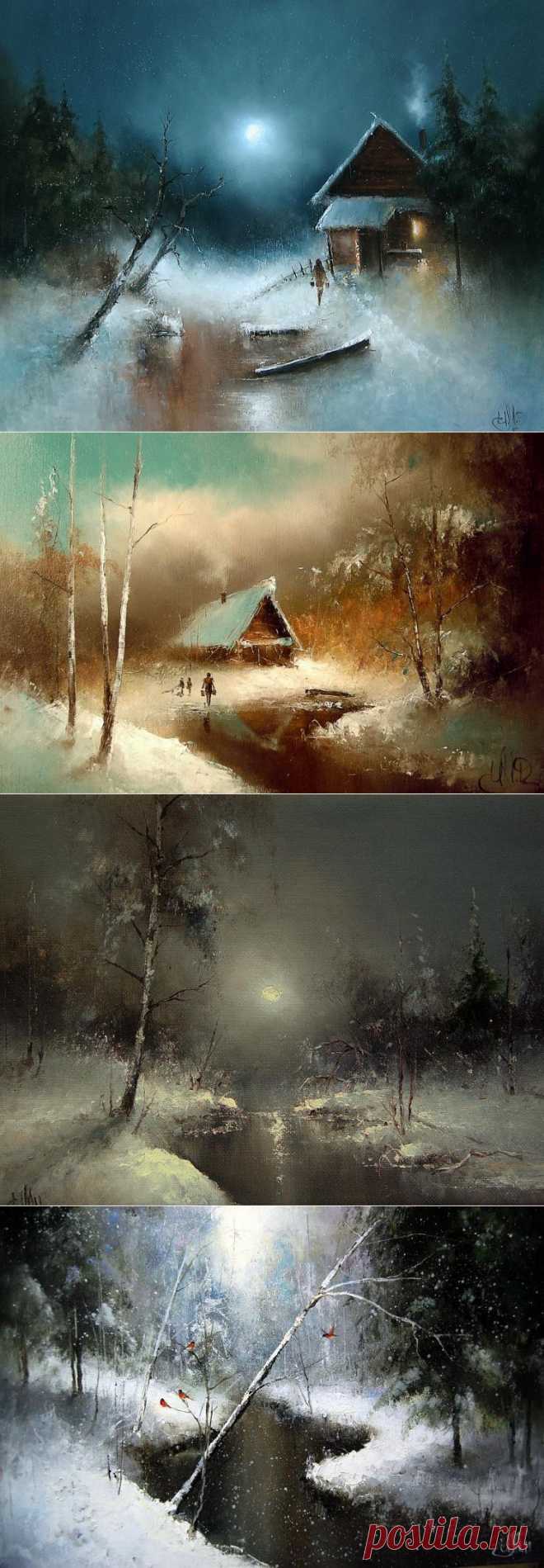 World of Art: ВДОХНОВЛЯЮЩАЯ ЗИМА. ИГОРЬ МЕДВЕДЕВ.