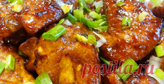 Очень вкусные куриные крылышки в кисло-сладком соусе Жареные на сковороде крылышки в медово-соевом соусе получаются необыкновенно вкусными и ароматными: как в духовке.