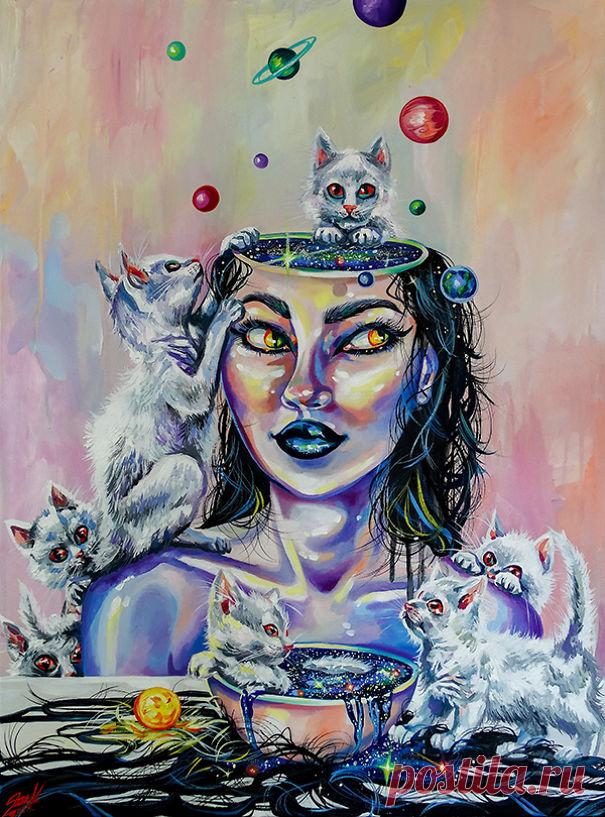 Ведьмы и кошки: 12 мистических знаков зодиака