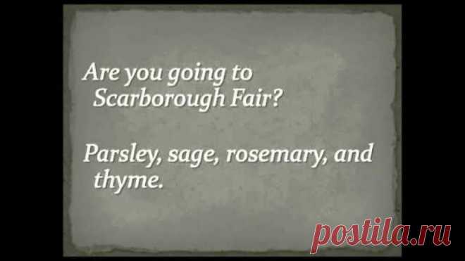 Simon & Garfunkel - Scarborough Fair (Full Version) Lyrics