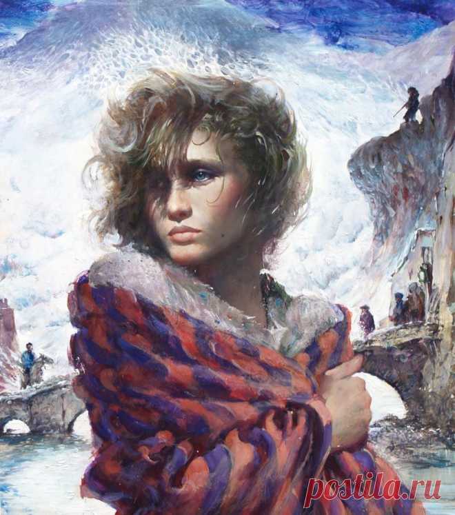ЖЕНЩИНА Английский художник Walter Wyles.