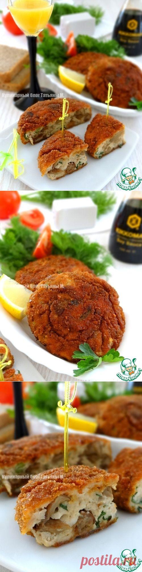 Куриные крокеты с опятами - кулинарный рецепт