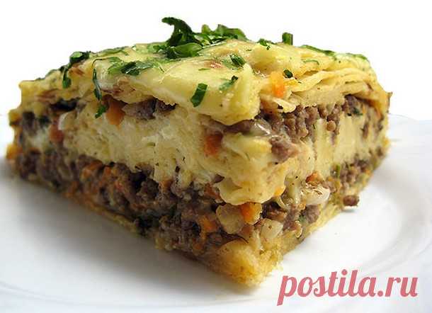 Быстрый мясной пирог из лаваша (и тесто ставить не надо!) - У нас так Мясной пирог из тонкого лаваша Пирог получается сочный и вкусный-вкусный Ингредиенты: • Лаваш тонкий • Мясо (Любое..или фарш) — 400 г • Морковь — 1 шт • Лук...