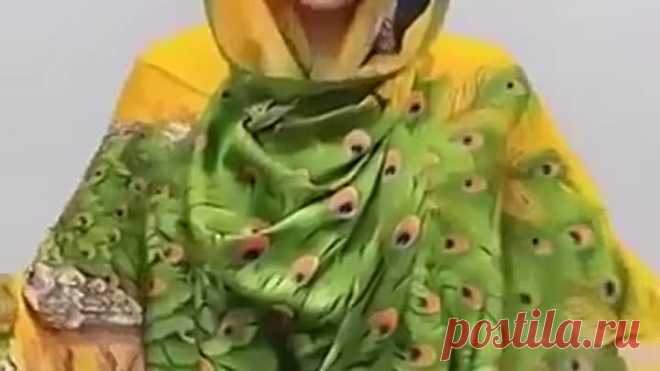 Подборка идей с шарфами и платками