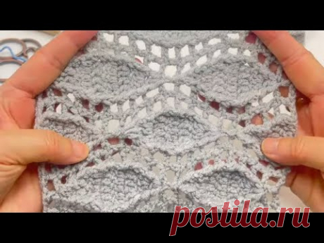 Yeni başlayanlar için çok kolay ve güzel tığ işi model(bluz,yelek,hırka,çanta)