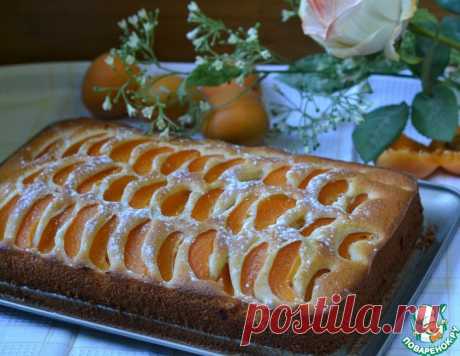 Простой пирог с абрикосами – кулинарный рецепт