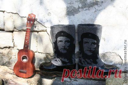 Валенки с галошами ЧЕ ГЕВАРА , готовлюсь к зиме)