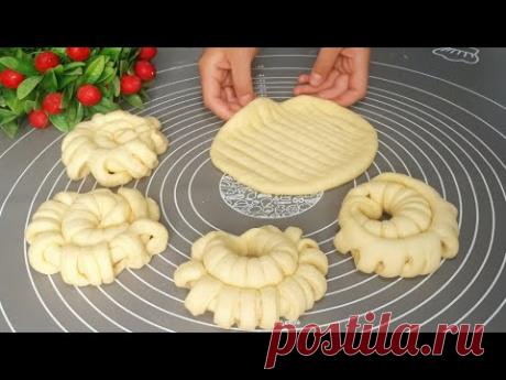 Почему Они Такие Вкусные?Гениально и Просто! Пышные Сдобные Булочки к Чаю! Mazzali Oshxona!