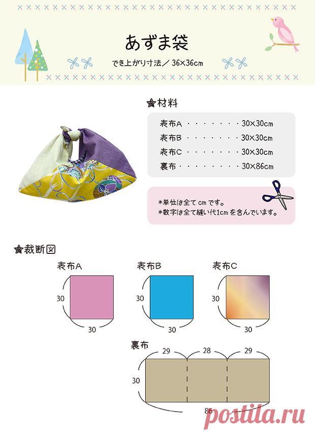 Cómo hacer una bolsa azuma que se pueda hacer fácilmente con una máquina de coser