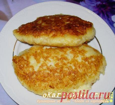 Самые быстрые пирожки из вчерашнего картофеля.