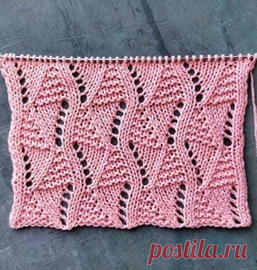​Прекрасные узоры на спицах