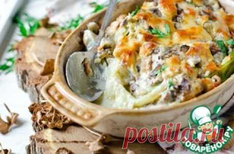 Запеканка из капусты с грибами - кулинарный рецепт