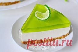 Желейный торт без выпечки с лаймовым вкусом - Лучшие кулинарные рецепты интернета