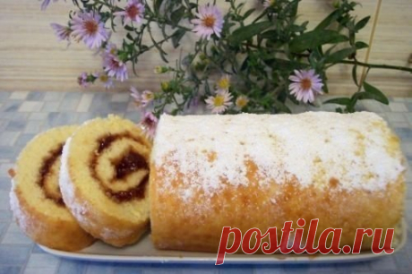 Рецепты быстрых рулетиков к чаю | Кулинарные Рецепты