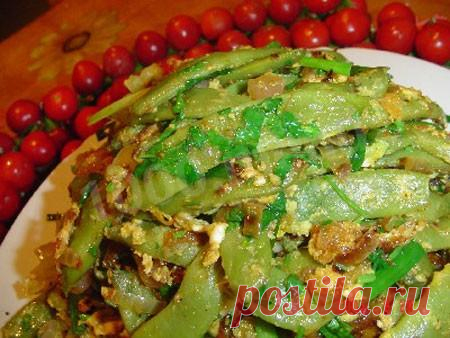 Лобио из стручковой фасоли с яйцом по-грузински рецепт с фото пошагово - 1000.menu
