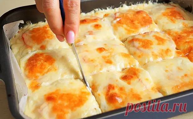 Превращаем куриную грудку почти что в пирог: готовим с сыром и сметаной - Steak Lovers - медиаплатформа МирТесен