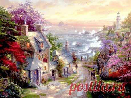 живопись Thomas Kinkade - 69 фото. Фотографии Валентин Иванов.