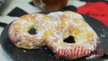 Творожные пончики в духовке. Просто и вкусно к чаю. Выпечка из творога | Кулинарка | Яндекс Дзен