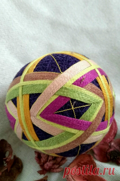 Temari ball от CuteGlowworm на Etsy