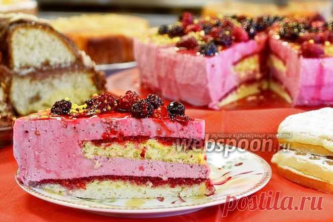 Йогуртовый торт с ягодами рецепт с фото, как приготовить йогуртовый торт с лесными ягодами на Webspoon.ru