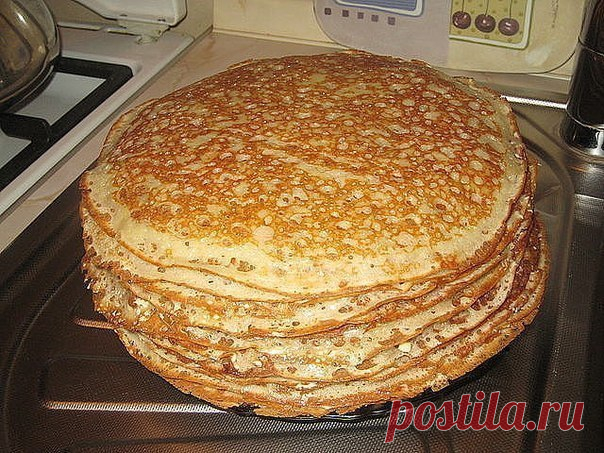 Заварные блинчики на кефире рецепт