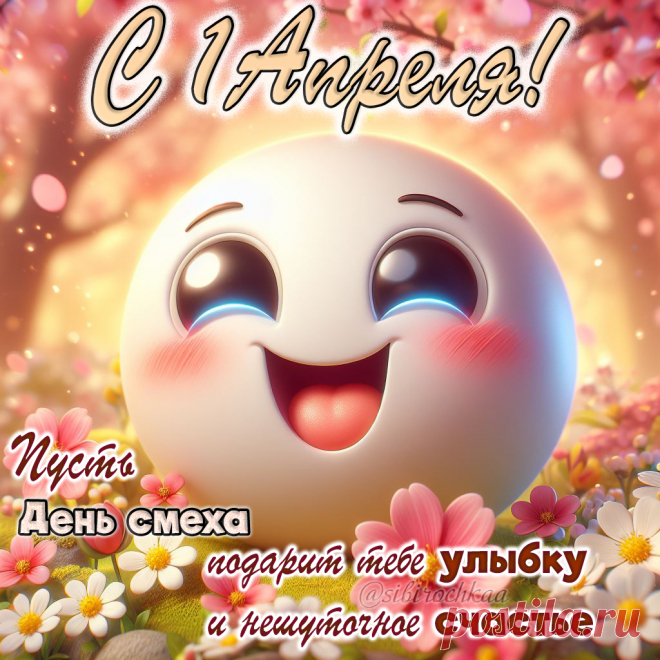 С 1 апреля открытка