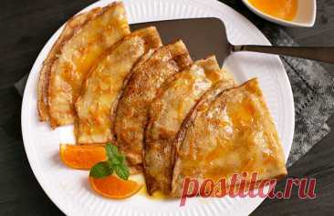Блинчики Креп Сюзетт (Crêpes Suzette) — Домашний уют