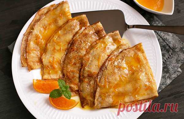 Блинчики Креп Сюзетт (Crêpes Suzette) — Домашний уют
