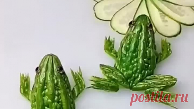 Невероятное творчество из овощей