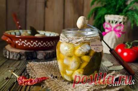 Маринованные шампиньоны быстрого приготовления &quot;Пятиминутки&quot;