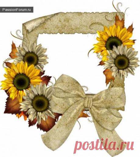 Цветы солнца / Картинки для декупажа / PassionForum - мастер-классы по рукоделию