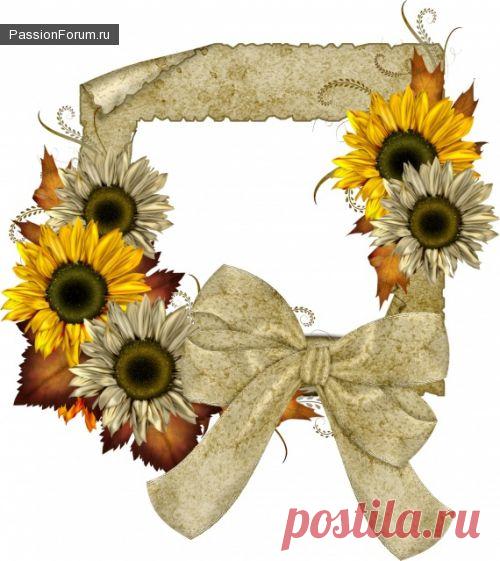 Цветы солнца / Картинки для декупажа / PassionForum - мастер-классы по рукоделию