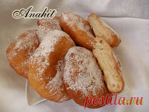 Ереванские пончики(с заварным кремом).