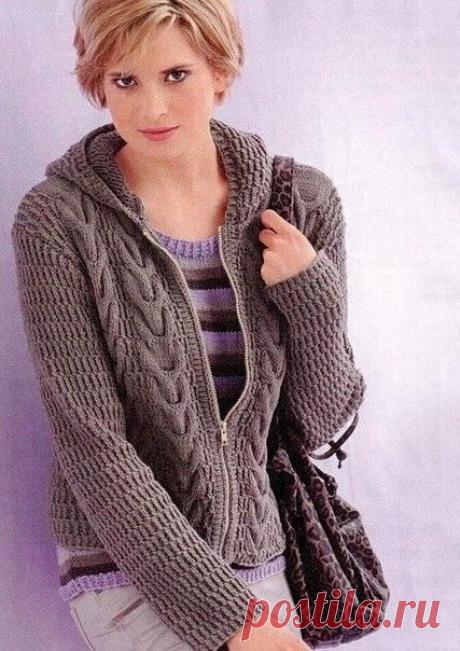 Жакет. Спицы.