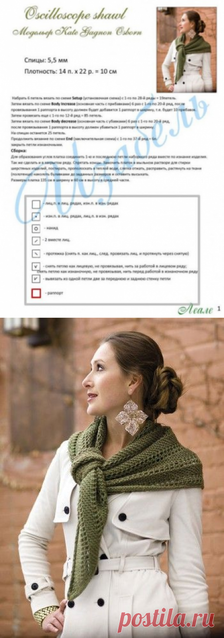 Вязание косынки спицами, 20 моделей с описанием и схемами вязания, Вязание для детей