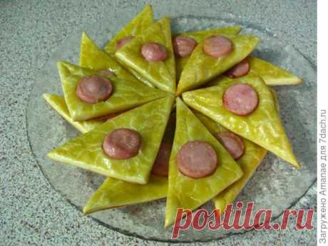 Кнопочки: быстрая закуска из слоёного теста