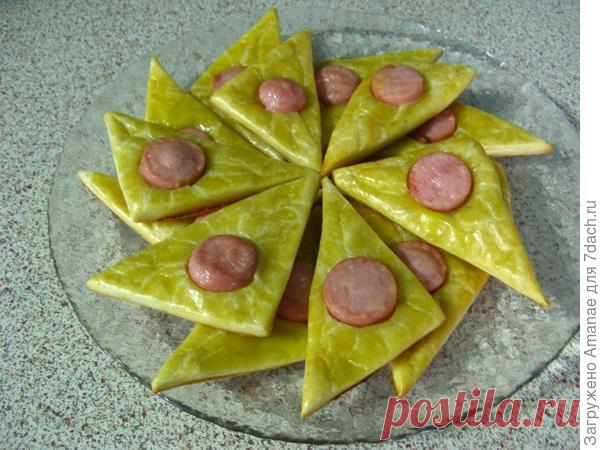 Кнопочки: быстрая закуска из слоёного теста