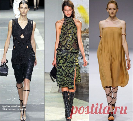 Тенденции в аксессуарах. Гладиатрикс |Весна-лето 2015 на Fashion-fashion.ru
