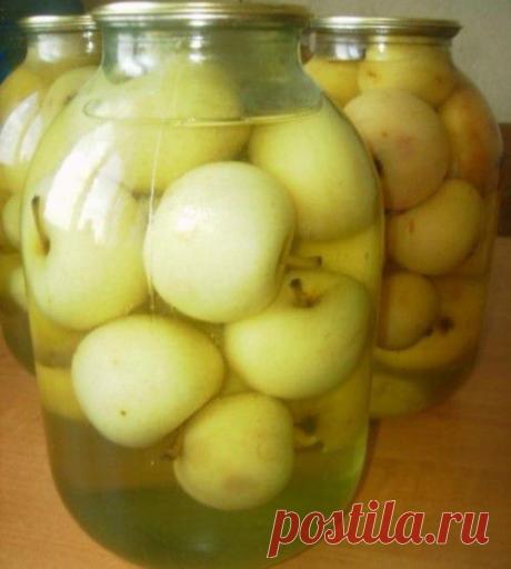 Консервированные яблоки «Натуральные» / Простые рецепты