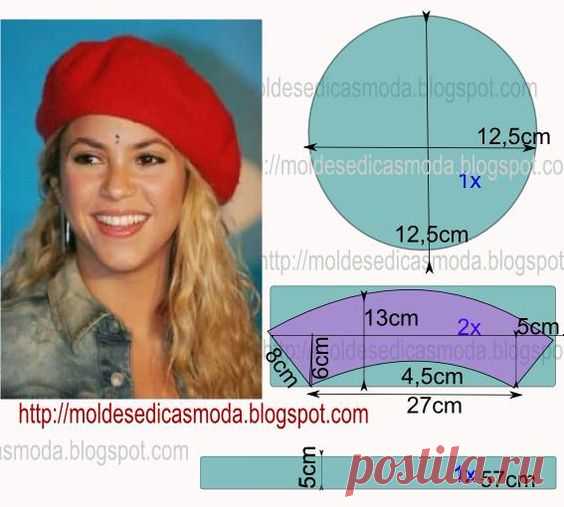 Конструируем разнообразные беретки