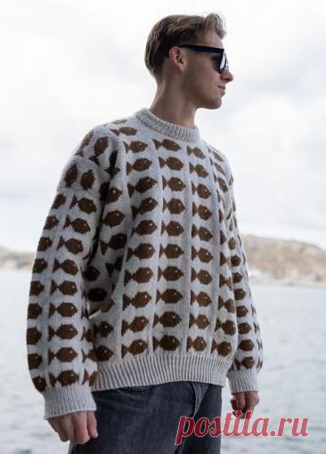 Вязаный свитер Fishy