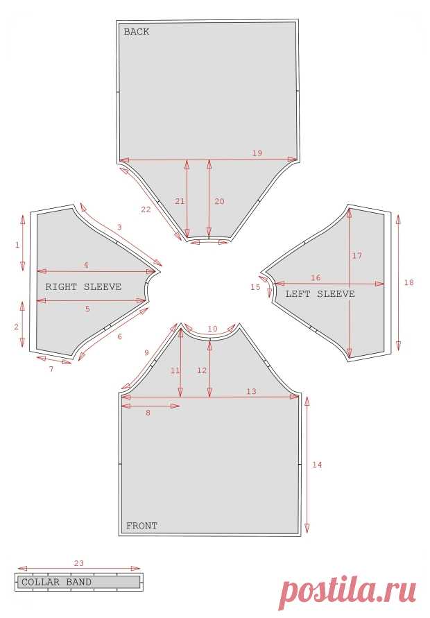 DIY – PATRONNAGE T-SHIRT MANCHES RAGLAN |