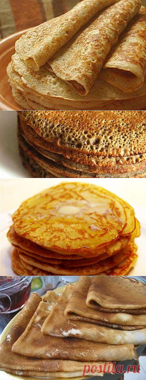 Печем блины – рецепты блинов и секреты приготовления знаменитого блюда / Простые рецепты